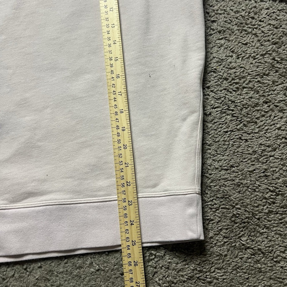 Lululemon Softstream Perfectly Oversized Cropped Crew Women's Size M Peach - Picture 3 of 6
